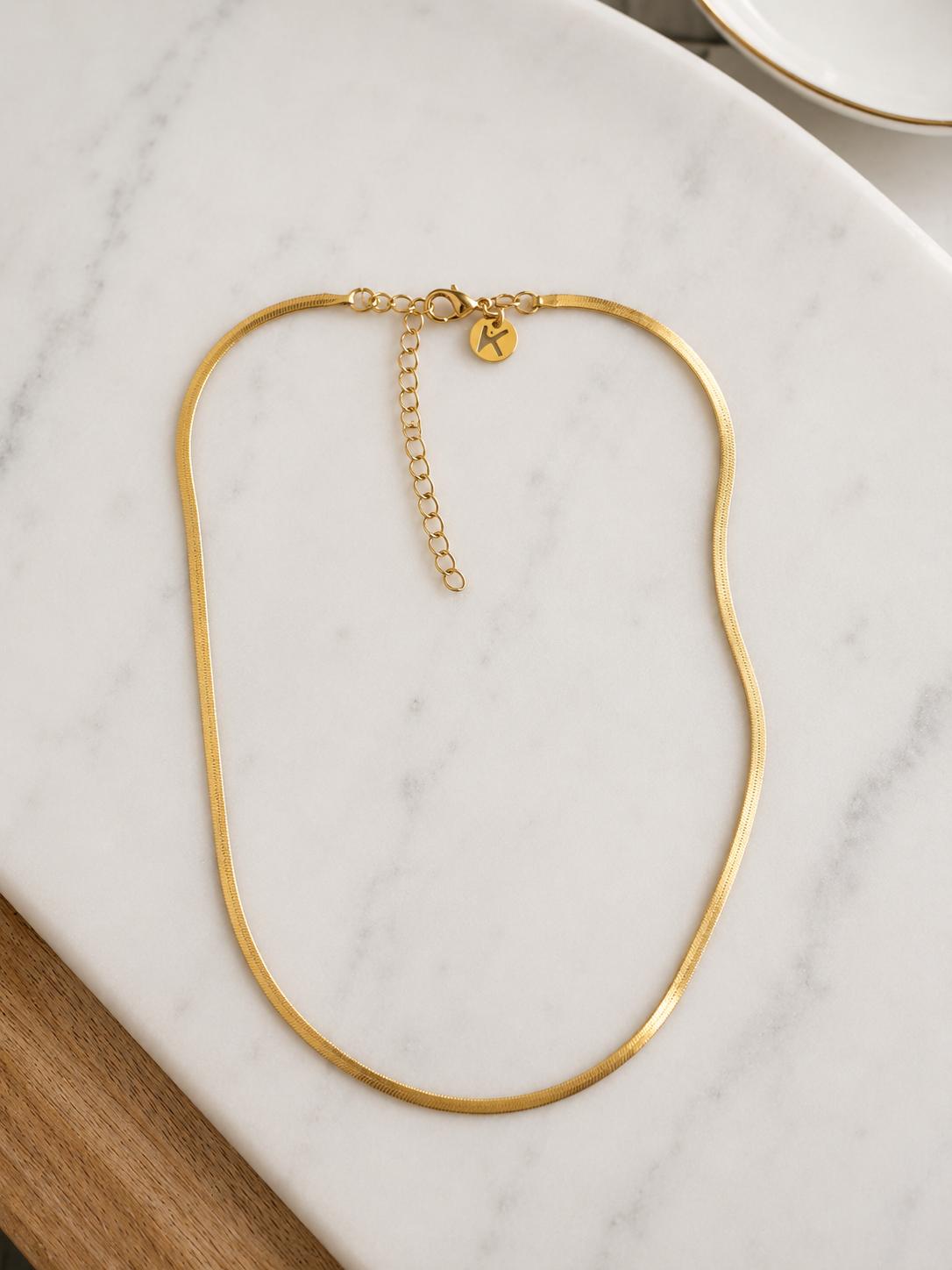 Herringbone snake Choker