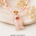 Gemstone Fish Necklace