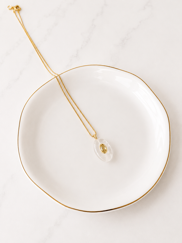 White Quartz Necklace