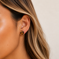 Tiger Eye Stud Earrings