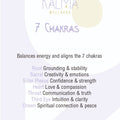 7 Chakras Gemstone with Onyx