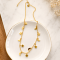 Moon and Stars Necklace