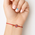 Protection and Good Luck Bracelet with Initial