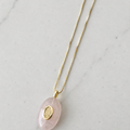Rose Quartz Serenity Pendant Necklace