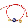 Protection and Good Luck Bracelet with Initial