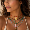 Gemstone Fish Necklace